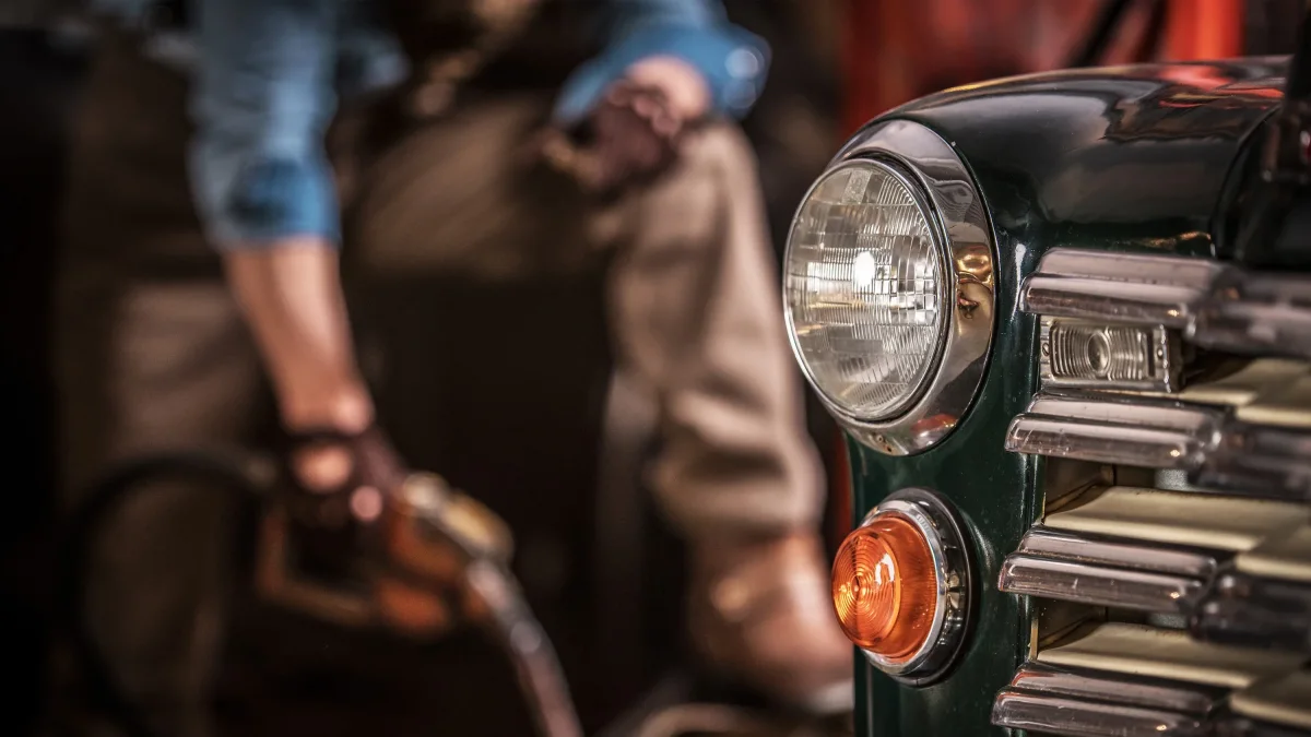 Restaurierter klassischer Oldtimer